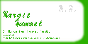 margit hummel business card